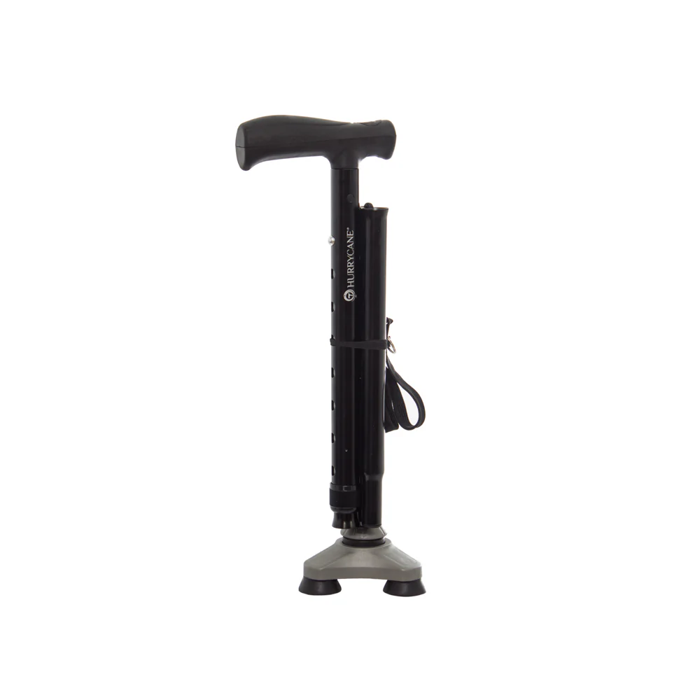 BASTON DE 3 APOYOS CON LUZ HURRYCANE MARCA - REACTIV