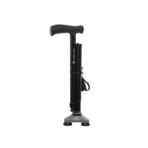 BASTON DE 3 APOYOS CON LUZ HURRYCANE MARCA - REACTIV