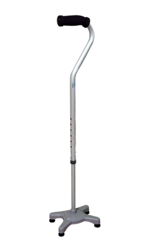 BASTON DE 4 APOYOS CON CUELLO DE GANSO MARCA - REACTIV R100050