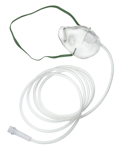 MASCARILLA DE OXIGENO SIMPLE PEDIATRICA MARCA - HUDSON